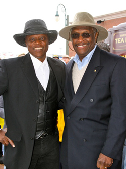 Lloyd Marcus and Herman Cain